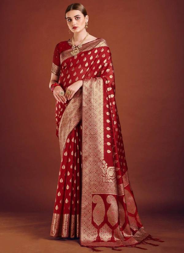 Kimaya V-4 Aura New Latest Designer Ethnic Wear Silk Saree Collection